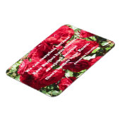 エイブラハム・リンカーンによるバラについての引用文 マグネット (左側)