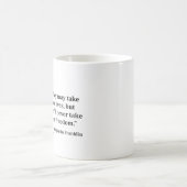 エイブラハム・リンカーンのトロールの引用文 コーヒーマグカップ (中央)