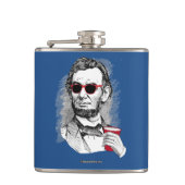 エイブラハム・リンカーンのパーティー好きな人 フラスク (正面)
