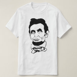 エイブラハム・リンカーンのベクトルスクリーン印刷 Tシャツ