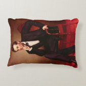 エイブラハム・リンカーンのポートレート アクセントクッション (裏面)