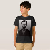 エイブラハム・リンカーンのポートレート Tシャツ (正面フル)
