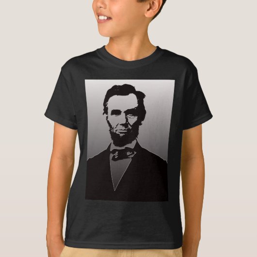 エイブラハム・リンカーンのポートレート Tシャツ (正面)