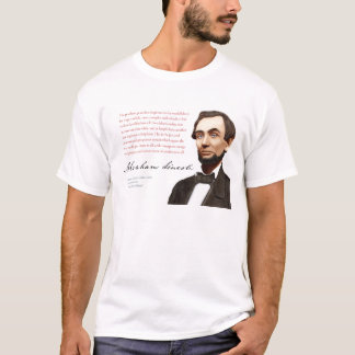 エイブラハム・リンカーンのワイシャツ#16 "公正なフリーマーケット" Tシャツ