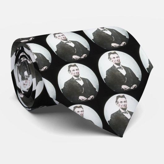 エイブラハム・リンカーンのヴィンテージの幻灯のスライド ネクタイ (ロール)