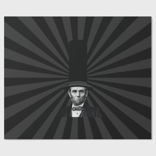 エイブラハム・リンカーンの大統領のなファッションの上での主張 ラッピングペーパー (フラット)