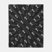 エイブラハム・リンカーンの大統領ファッション宣言 フリースブランケット (正面)