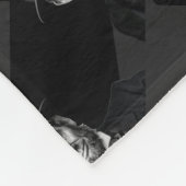 エイブラハム・リンカーンの大統領ファッション宣言 フリースブランケット (角)