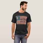 エイブラハム・リンカーンの大統領職のキャンペーン旗の旗 Tシャツ (正面フル)