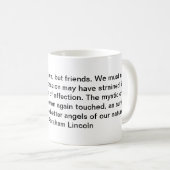 エイブラハム・リンカーンの引用文 コーヒーマグカップ (正面右)