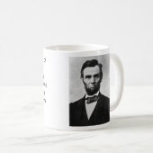 エイブラハム・リンカーンの社会主義引用文 コーヒーマグカップ (正面右)