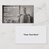 エイブラハム・リンカーンの記念物 名刺 (正面/裏面)