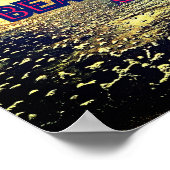 エイブラハム・リンカーンの「人生は懸命」引用文 ポスター (角)