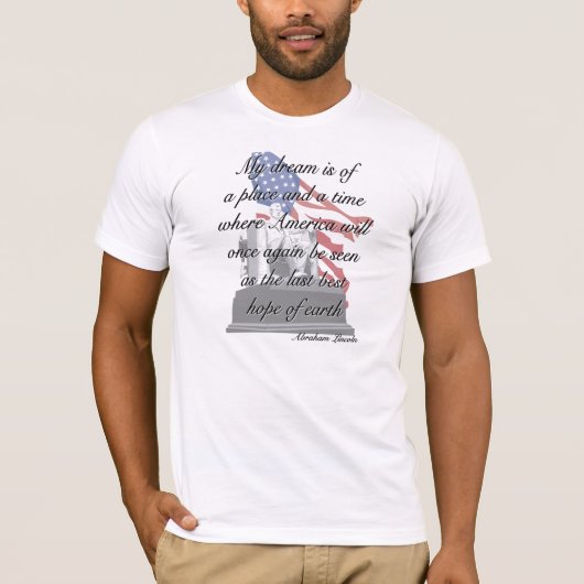 エイブラハム・リンカーンのTシャツ Tシャツ (正面)