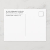 エイブラハム・リンカーン像, リンカーン記念館 ポストカード (裏面)