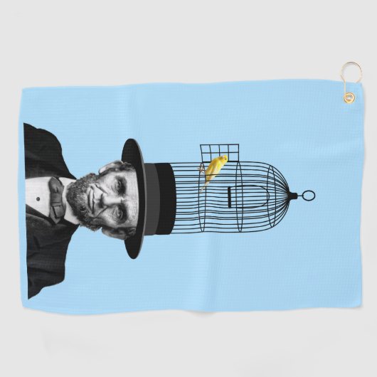 エイブラハム・リンカーン大統領のファッション声明 ゴルフタオル (横)