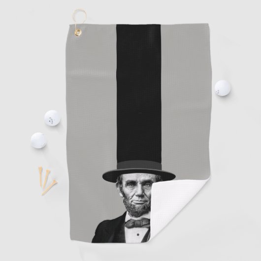 エイブラハム・リンカーン大統領のファッション声明 ゴルフタオル (インサイチュ)