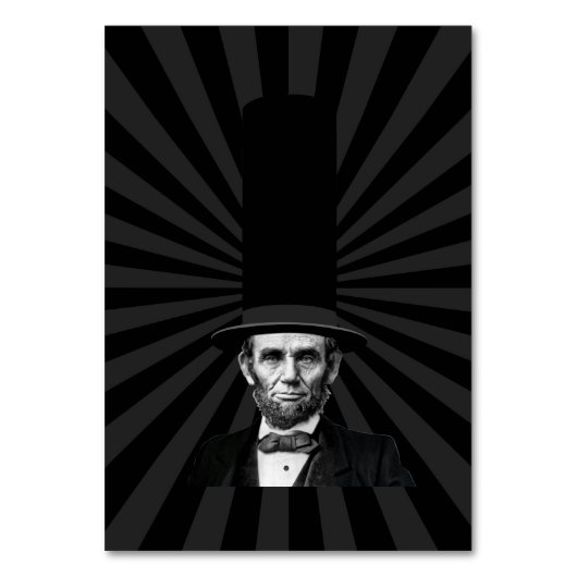 エイブラハム・リンカーン大統領のファッション声明 テーブルナンバー (正面)