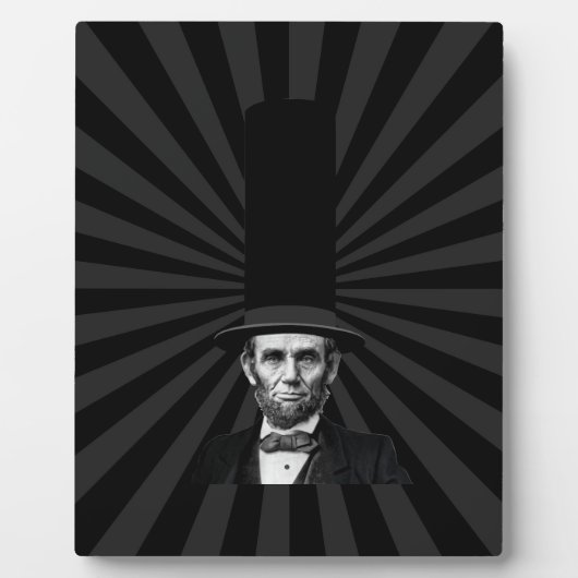 エイブラハム・リンカーン大統領のファッション声明 フォトプラーク (正面)