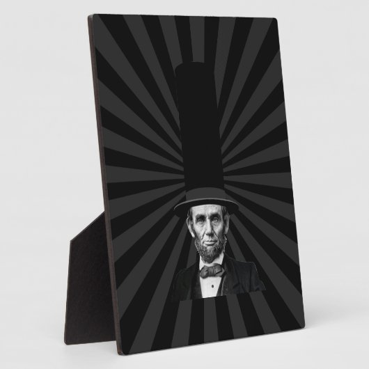 エイブラハム・リンカーン大統領のファッション声明 フォトプラーク (側面)