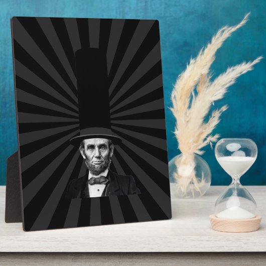エイブラハム・リンカーン大統領のファッション声明 フォトプラーク (側面)