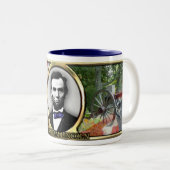 エイブラハム・リンカーン大統領の内戦のマグ ツートーンマグカップ (正面右)