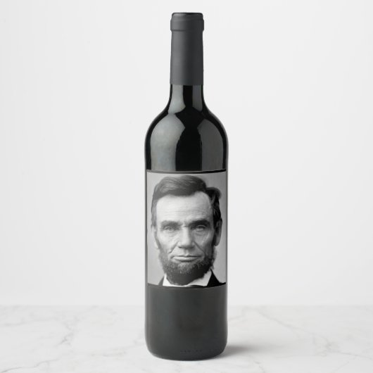 エイブラハム・リンカーン大統領 ワインラベル (正面)