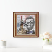 エイブラハム・リンカーン10.75" スクエア壁時計 (ホーム)