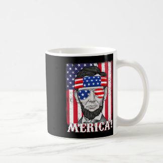 エイブラハム・リンカーン7月4日米州旗B コーヒーマグカップ