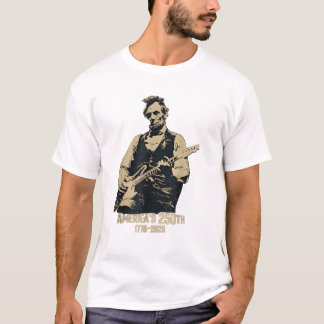 エイブラハム・リンカーン ギター 7月4日 250周年 Tシャツ