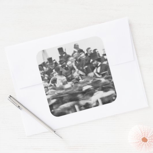 エイブラハム・リンカーン、ゲチスバーグの住所 スクエアシール (封筒)