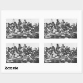 エイブラハム・リンカーン、ゲチスバーグの住所 長方形シール (シート)