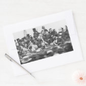 エイブラハム・リンカーン、ゲチスバーグの住所 長方形シール (封筒)