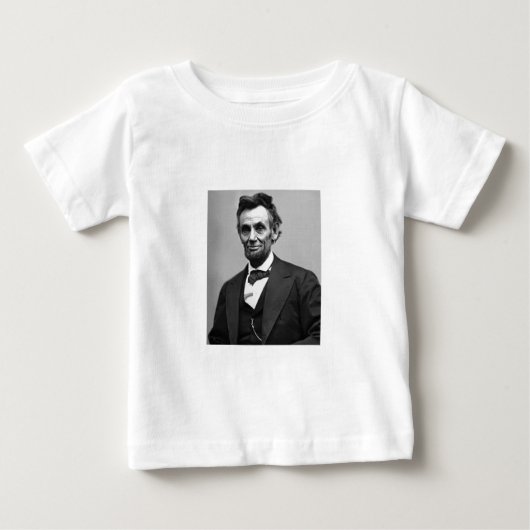 エイブラハム・リンカーン ベビーTシャツ (正面)