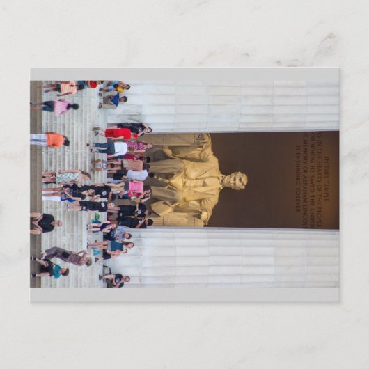 エイブラハム・リンカーン ポストカード (正面)