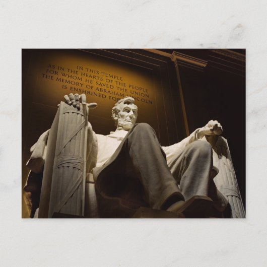 エイブラハム・リンカーン ポストカード (正面)