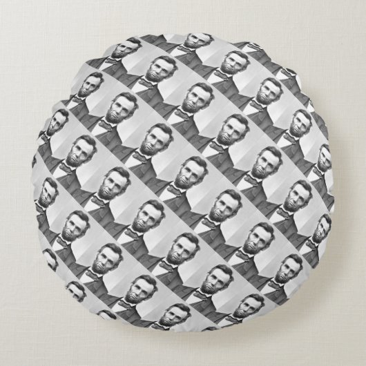 エイブラハム・リンカーン ラウンドクッション (正面)