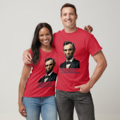 エイブラハム・リンカーン 友達の引用 Tシャツ (ユニセックス)