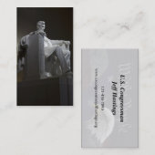 エイブラハム・リンカーン 名刺 (正面/裏面)