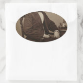 エイブラハム・リンカーン 楕円形シール (バッグ)