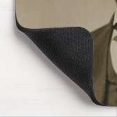 エイブラハム・リンカーン(1809-65年)のポートレート(b/wの写真) マウスパッド (コーナー)