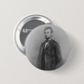 エイブラハム・リンカーン、1864年1月 缶バッジ (正面&裏面)