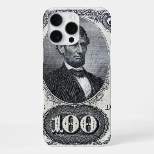 エイブラハム・リンカーン iPhoneケース (裏面)