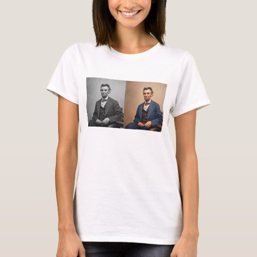 エイブラハム・リンカーン Tシャツ (正面)
