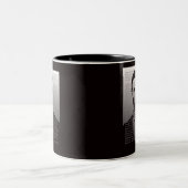 エイブラハム・リンカーンGettysburgの住所 ツートーンマグカップ (中央)