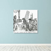 エイブリィ大尉が宝箱3箱を受け取った キャンバスプリント (インサイチュ (ウッドフロア))