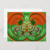 エイブリィ～3Dデザインパターン～クリスマスカラー～ ポストカード (正面/裏面)