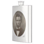 エイブリンカーンアメリカ大統領ヴィンテージポートレートUS フラスク (左)