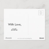 エイブリンカーンアメリカ大統領ヴィンテージポートレートUS ポストカード (裏面)