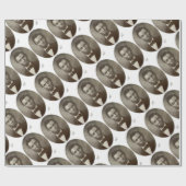 エイブリンカーンアメリカ大統領ヴィンテージポートレートUS ラッピングペーパー (フラット)